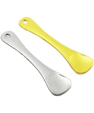 Premium Silver Face & Eye Cream Dispensing Spoon - Zinc Alloy Beauty Tool for Cosmetics - Buy Online on GoSupps.com