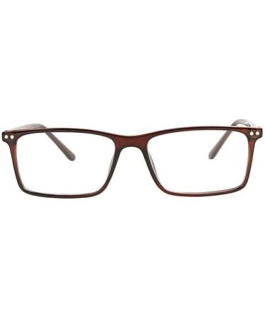 Fuqinqingoz Robust Reading Glasses | Anti-Blue Light Computer Readers | HD Clarity for Men & Women | Flat Lighting Mirror | Color C2 Size +100 - Buy Online on GoSupps.com