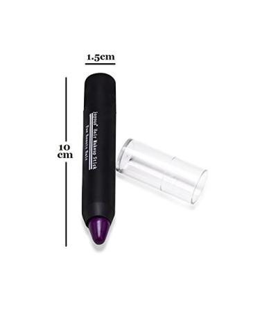 Joyous Professional Hair Chalk Pens Pack - Black, Dark Brown, Coffee | Non-toxic Temporary Hair Dye Crayons for White Hair Coverage - Buy Online on GoSupps.com
