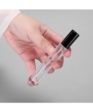 5 Pack 10ml Glass Perfume Atomizers - Refillable Mini Spray Bottles for Travel | Fine Mist Black Bottles - Buy Online on GoSupps.com