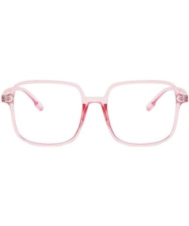 PARWANA Oversized Blue Light Blocking Reading Glasses +150 Pink | Square Fatigue Relief Computer Readers - International Shipping Available - Buy Online on GoSupps.com