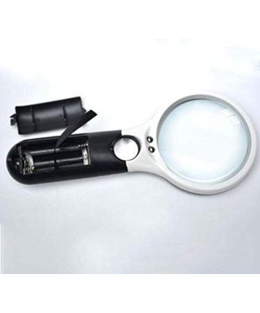 XENITE Glass HD high Magnification Optical Glass with lamp Reading Magnifier Handheld Dual Lens OfficeProducts Magnifier - Buy Online on GoSupps.com