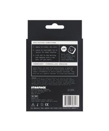 Shop Starface Black Star Patches - 32 Count Multicoloured for Acne Treatment | International Shipping Available - Buy Online on GoSupps.com
