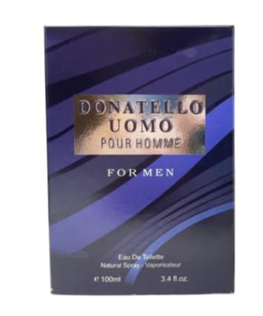 DONATELLO UOMO POUR MEN EAU DE TOILETTE 3.4 FL. OZ. Aromatic Fougere fragrance for Men. - Buy Online on GoSupps.com