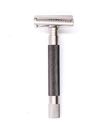 Buy Parkers Semi Slant Safety Razor & 5 Premium Double Edge Blades - Graphite | International Shipping Available - Buy Online on GoSupps.com