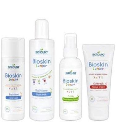 Salcura Bioskin Junior Bath Milk - Gentle Skin Relief for Kids | 300 ml - International Shipping Available - Buy Online on GoSupps.com