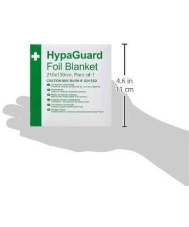 HypaGuard Foil Blanket - 210 x 130 cm: Emergency Thermal Survival Blanket - Buy Online on GoSupps.com