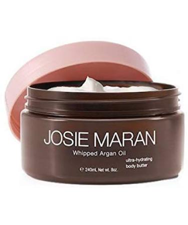 Josie Maran Whipped Argan Oil Ultra-Hydrating Body Butter (8 fl oz./240 ml Vanilla Peach) Juicy Fruits 8 Ounce (Pack of 1)