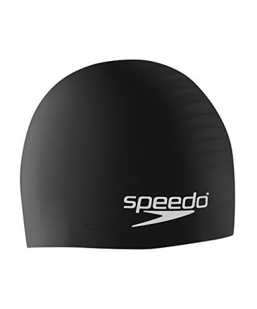 Speedo Unisex-Adult Swim Cap Silicone Speedo Black