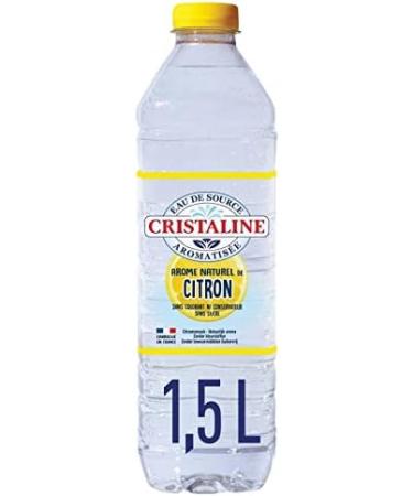 CRISTALINE - Lime Flavored Spring Water 1.5L - Pack of 4 - Buy Online on GoSupps.com