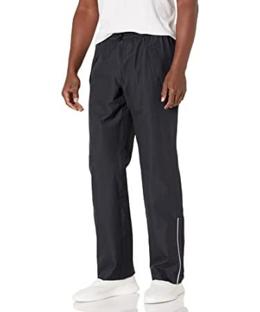 5Oaks Waterproof Rain Over Pants for Mens and Womens Black Medium