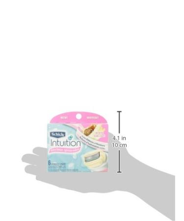 Schick Intuition Advanced Moisture Razors for Women | 6 Count Refill Pack with Organic Shea Butter - Buy Online on GoSupps.com