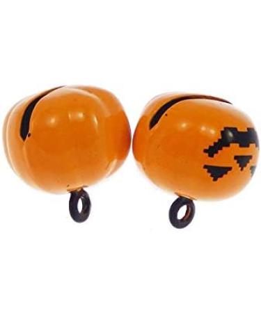 10Pcs Laughing Pumpkin Bells Pet Collar Charm Halloween Party Decoration & Jewelry Pendants - Buy Online on GoSupps.com