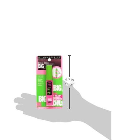 Maybelline Great Lash BIG Washable Mascara Blackest Black - Volumizing 0.34 fl oz - Buy Online on GoSupps.com