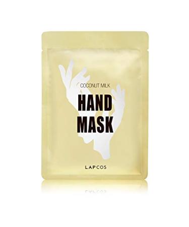Lapcos Hand Mask Coconut Milk 1 Pair 0.47 fl oz (14 ml)