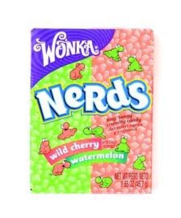 Wonka Wonka Nerds Wild Cherry and Watermelon 47g (Pack of 3)