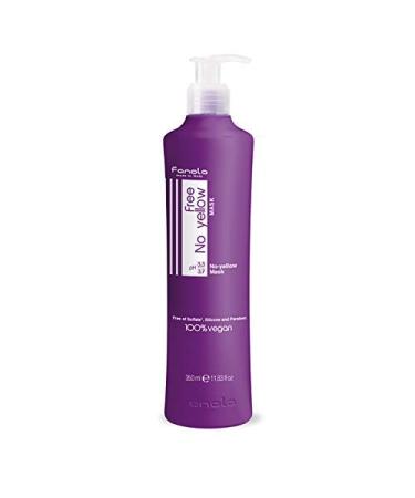 Fanola Free No Yellow Vegan Mask  350ml/11.83 Fl Oz 11.83 Fl Oz (Pack of 1)
