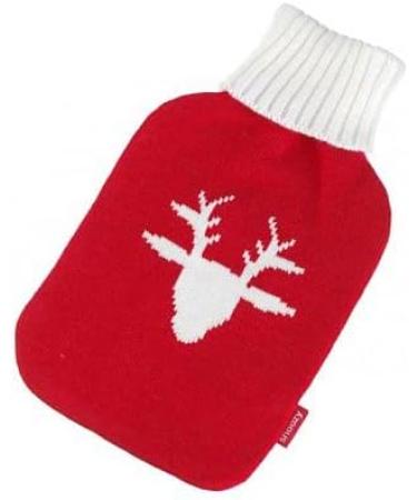 Snoozy XXL Hot Water Bottle 2L Natural Rubber with Soft Cuddly Cover for Long-Lasting Warmth | International Shipping Available - Buy Online on GoSupps.com
