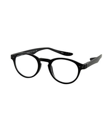 I Need You Reading Glasses Hangover Panto Black Diopter: +2.5-200 g
