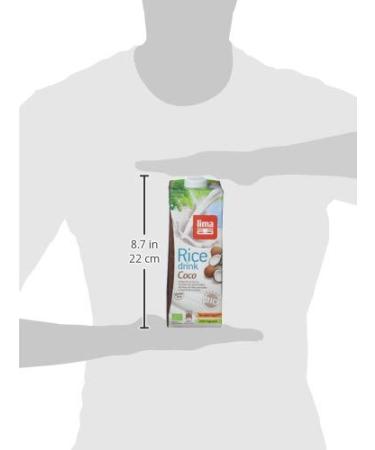 LIMA Rice Drink Coco - Pack of 6 (6 x 1 kg) | Dairy-Free Vegan Beverage | International Shipping Available - Buy Online on GoSupps.com