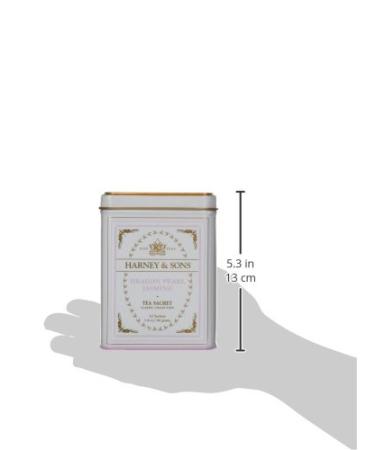 Harney & Sons Dragon Pearl Jasmine Tea Sachet in Tin - 80 Count total - Buy Online on GoSupps.com