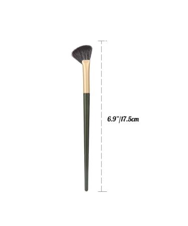 Angled Nose Contour Brush - Small Concealer & Eye Makeup Brushes (Black) | International Shipping Available - Buy Online on GoSupps.com