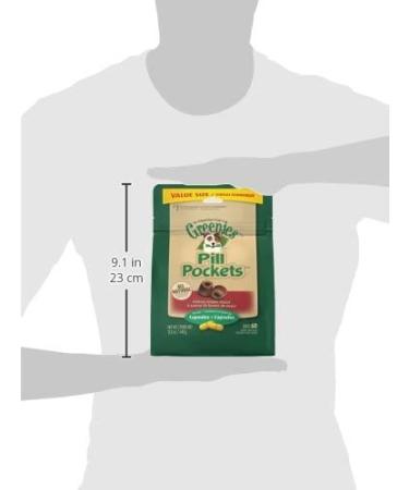 GREENIES Pill Pockets Natural Dog Treats - Hickory Smoke Flavor - 15.8oz - Capsule Size - Pack of 1 - Buy Online on GoSupps.com