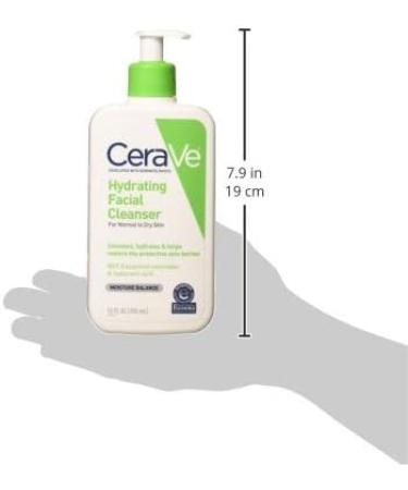 CeraVe Hydrating Facial Cleanser - Gentle Face Wash for Hydrated Skin - Buy Online on GoSupps.com