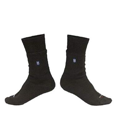 Hanz Waterproof Crew Socks Outdoor, Breathable All Weather Performance for Hiking, Running, Sports, Outdoors Small