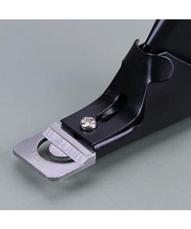 MARLAS Professional-Grade Stainless Steel Nail Trimmer for Precision Shaping (Black) - Buy Online on GoSupps.com