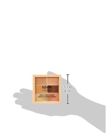 Buy NYX Concealer 3C Palette - Conceal Correct Contour Light 01 (9g) | International Shipping Available - Buy Online on GoSupps.com