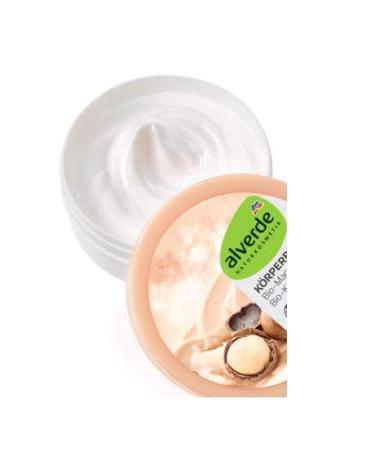 alverde NATURAL COSMETICS Body Butter Macadamia Nut & Shea Butter - 200 ml | Moisturizing & Nourishing | Buy Online Internationally - Buy Online on GoSupps.com
