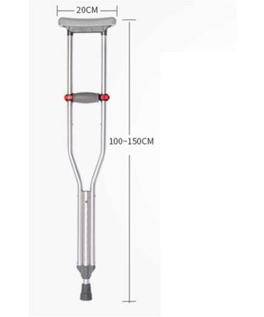 Crutches for Adults Underarm Crutches 1 pair underarms crutches lightweight elderly adults height-adjustable walking sticks anti-skid walking rehabilitation Great for Travel or Selfless dedication - Buy Online on GoSupps.com