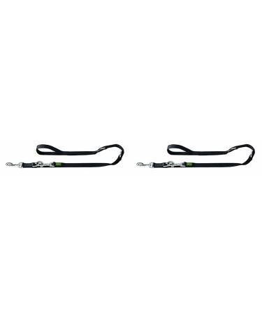 Hunter adjustable guide line made of soft gripy nylon classic 2.0 x 200 cm black (pack with 2) black 20/200 (pack with 2)