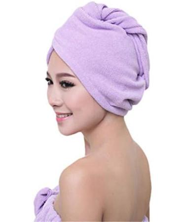 Buy Gbyj Microfiber Hair Drying Wrap for Women - Quick-Dry Turban Towel Hat Cap for Swimming & Bath White - 60x20 cm - Buy Online on GoSupps.com