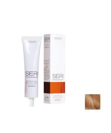 Farcom professional Seri Premium Hair Colour Cream Enriched with Beeswax (9.7 Very Light Sand Blonde 100 ml)