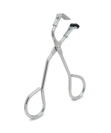 Effortless Lash Curler: Instant Eye-Opening Effect Easy-to-Use Eyelash Curling Tool-Design for Home & Travel(Silvery)