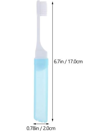 Foldable Recyclable Toothbrush Set - 5 Travel Brushes | Ortho & Hotel Cleaning Accessories - Buy Online on GoSupps.com