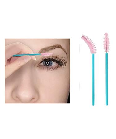 300 Disposable Eyebrow & Eyelash Brushes - Premium Makeup Tools for Mascara & Extensions - Blue - Buy Online on GoSupps.com
