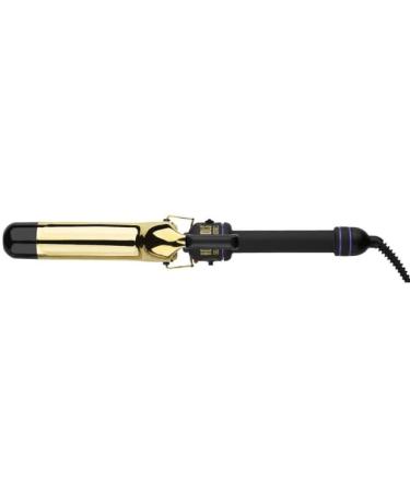 HOT Tools HTIR1576F Pro Signature Gold 1-1/4" Curling Iron High Heat Up to 220 C Fast Heat in 30 Sec Cool Tip Hair Curler Curling Wand Gold Barrel Custom Heating Settings Black and Gold - Buy Online on GoSupps.com