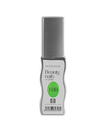 MH Cosmetics Gel Polish Semipermanent 188 Glanzgr n 1Pack (1 x 10 ml)
