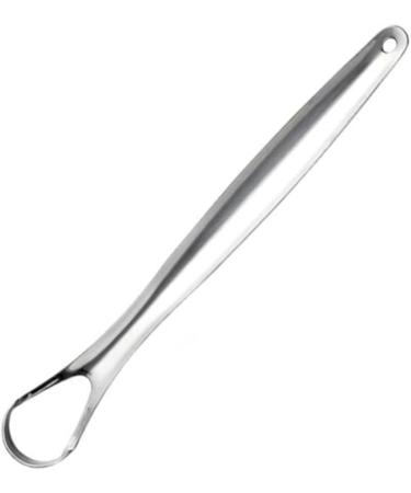 Premium Stainless Steel Tongue Scraper - Ockult Silver Tongue Cleaner Brush for Oral Hygiene - Buy Online on GoSupps.com