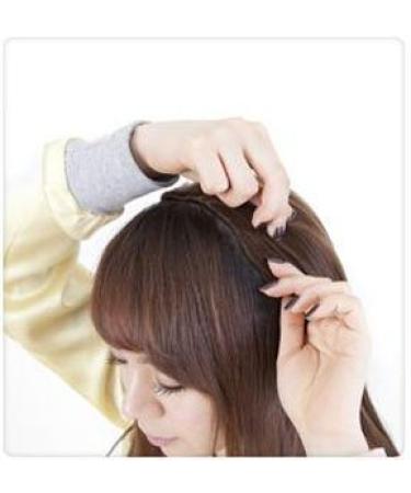 Remehi 3/4 Half Wig - 100% Indian Remy Human Hair Silky Smooth 46 cm #8 Chestnut Brown | Shop Now for International Shipping - Buy Online on GoSupps.com