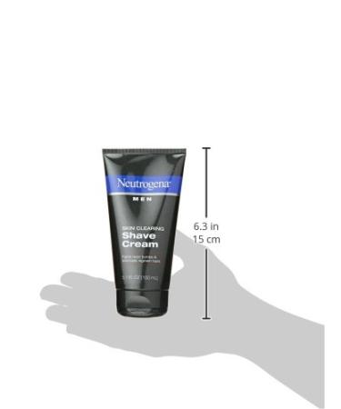 Neutrogena Men Skin Clearing Shave Cream - Oil-Free Prevents Razor Bumps & Ingrown Hairs 5.1 fl. oz - International Shipping Available - Buy Online on GoSupps.com