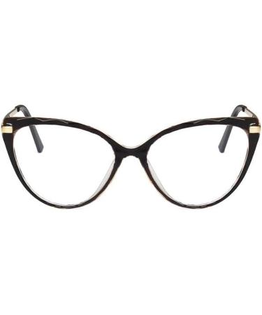 Buy Blue Light Blocking Cat-Eye Reading Glasses - Oversized Presbyopic Readers with Anti-UV Flat Light Mirror +0.00 Tea for Optimal Eye Protection - Buy Online on GoSupps.com