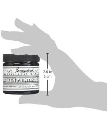 Jacquard Professional Screen Print Ink 4oz Black (117) | Water-Soluble - Buy Online on GoSupps.com