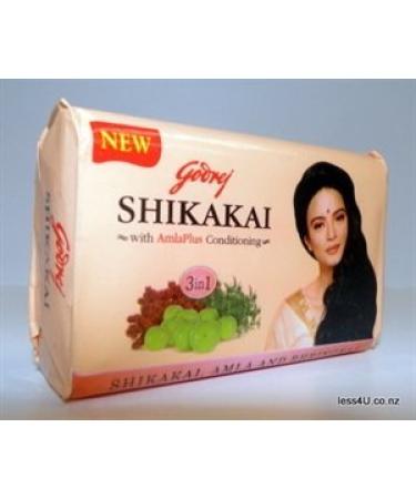 shikakai Amla and Bhrigraj soap bar for hair (pack of 3) by Godrej SHikakai Soap