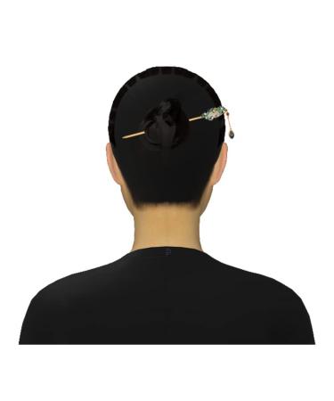 HangErFeng Silver Hairpin Hanfu Accessories Auspicious Cloud Hairstick 609