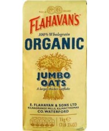 Flahavan's Flahavans Jumbo Oatmeal Organic 10 x 1 kg