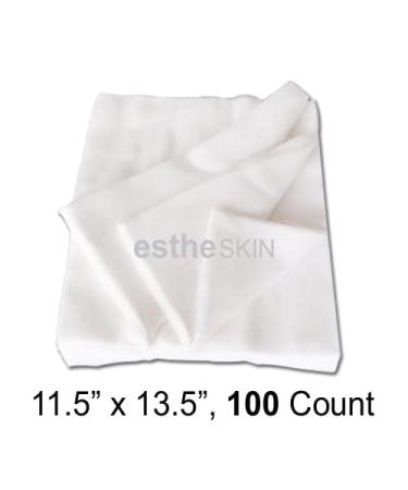estheSKIN 100% Cotton Pure White Cutting Gauze 11.5x13.5 - 100 Count Professional Facial Treatment - Buy Online on GoSupps.com
